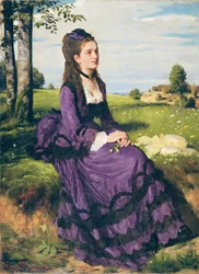 Femme en violet, 1874